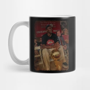 Michael Jordan, 1998 Chicago Bulls Championship Parade Vintage Mug